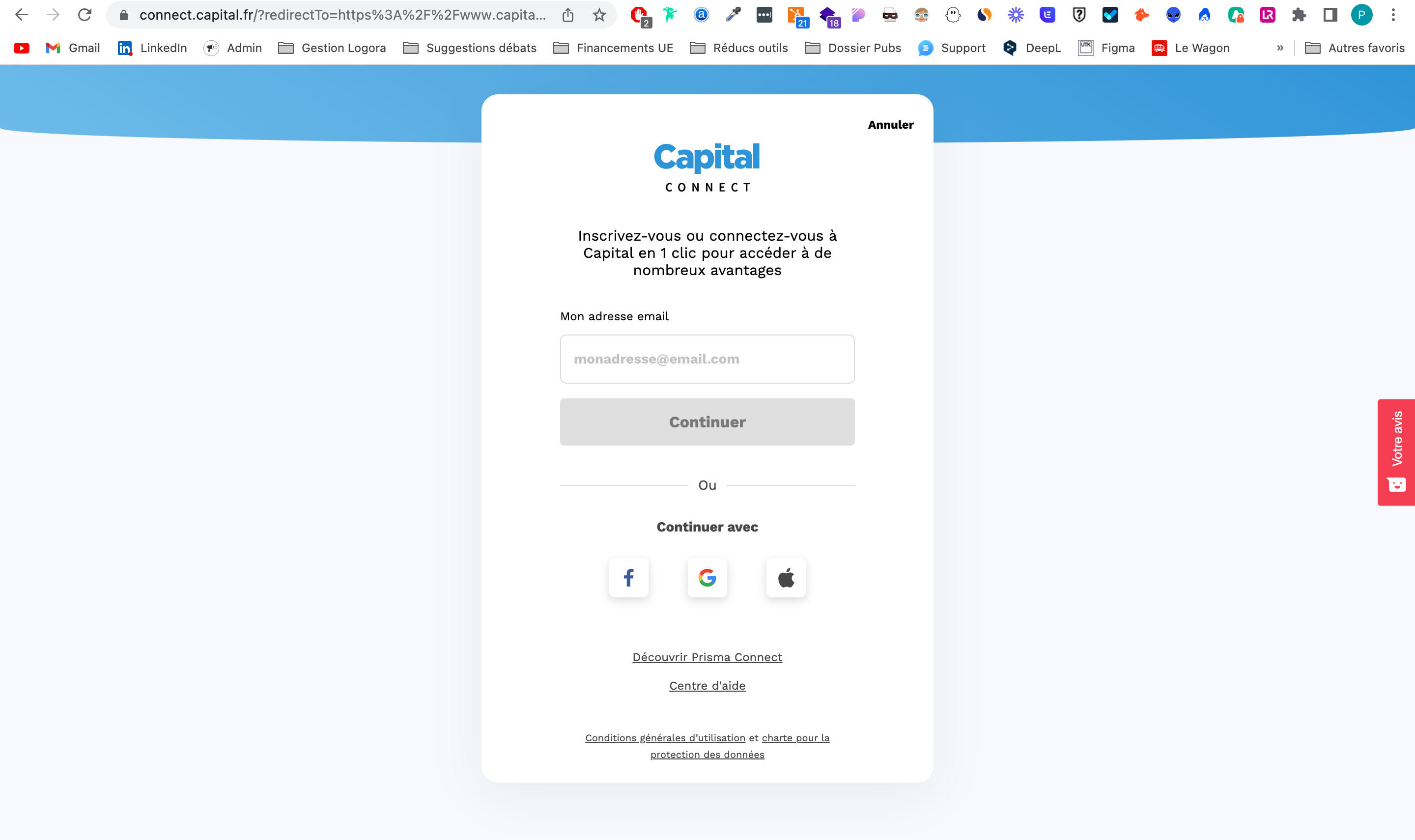 Capital registration